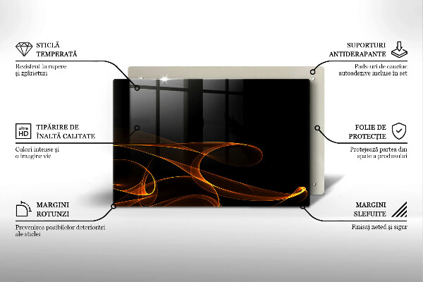 Worktop saver Abstract lines