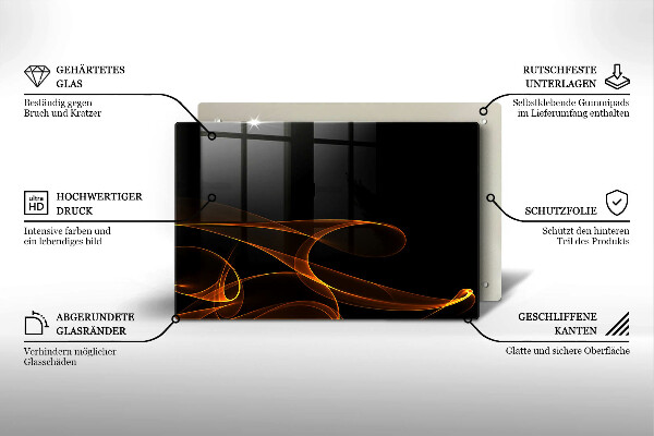 Worktop saver Abstract lines