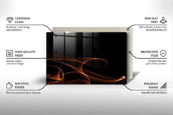 Worktop saver Abstract lines