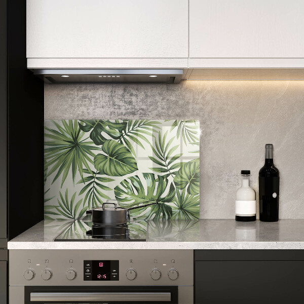 Worktop saver Illustration of the Monstera leaves