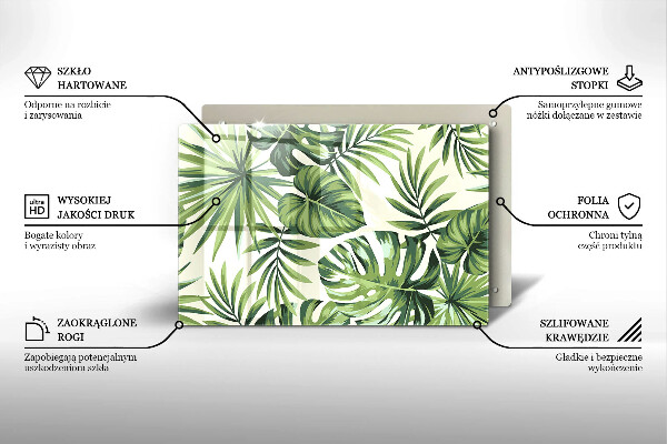 Worktop saver Illustration of the Monstera leaves