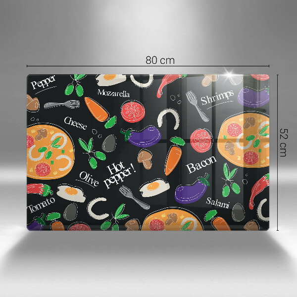 Worktop saver Food illustration
