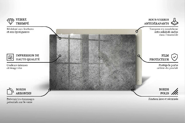 Worktop saver Concrete stone texture