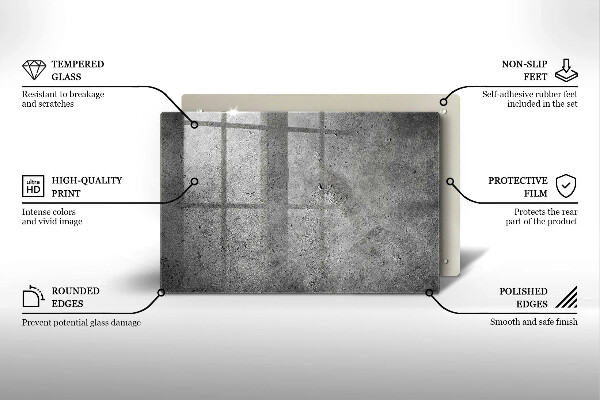 Worktop saver Concrete stone texture