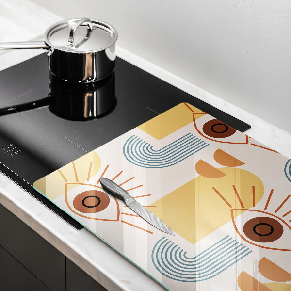 Worktop saver Boho pattern eyes