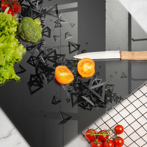 Induction hob protector Abstraction 3D shapes