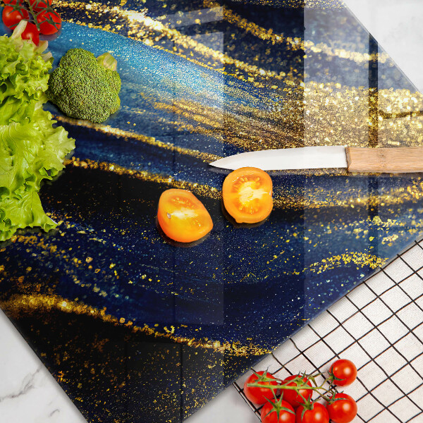 Work surface savers Navy blue abstraction