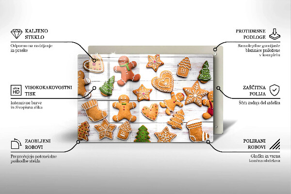 Work surface savers Christmas gingerbread