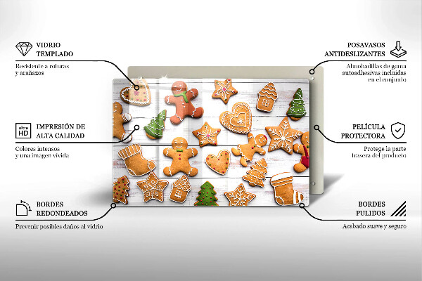 Work surface savers Christmas gingerbread