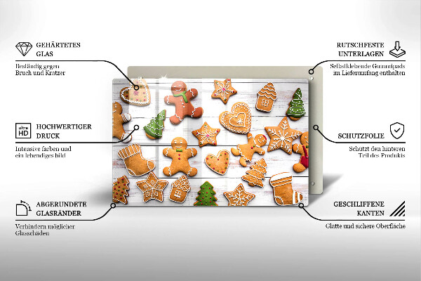 Work surface savers Christmas gingerbread