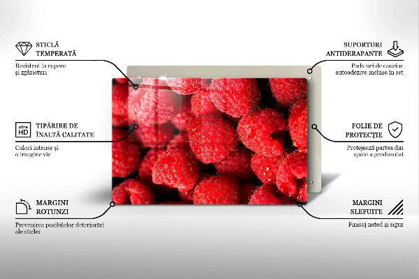 Work surface savers Raspberry fruit