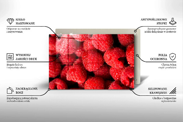 Work surface savers Raspberry fruit