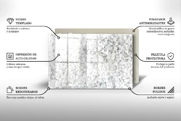 Kitchen worktop saver Salt crystals