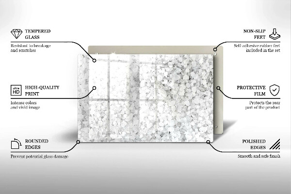 Kitchen worktop saver Salt crystals