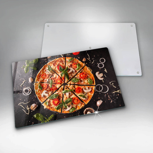 Kitchen worktop saver Pizza with mushrooms