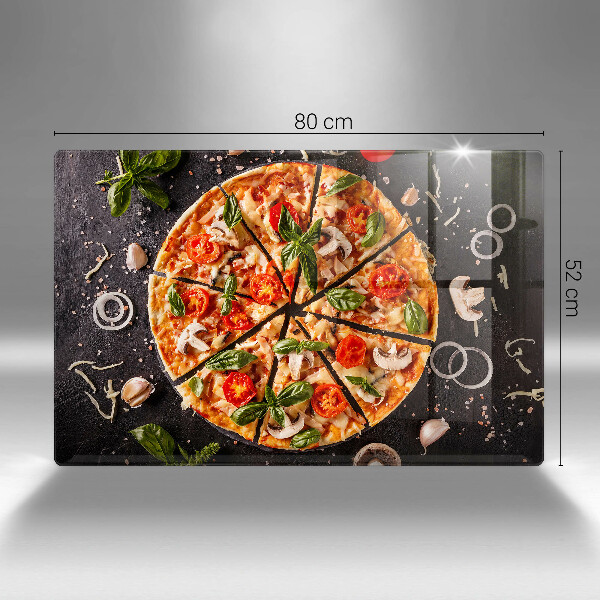 Kitchen worktop saver Pizza with mushrooms