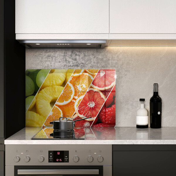 Kitchen worktop saver Colorful fruits