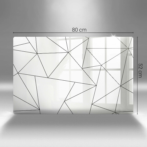 Kitchen worktop saver White triangles