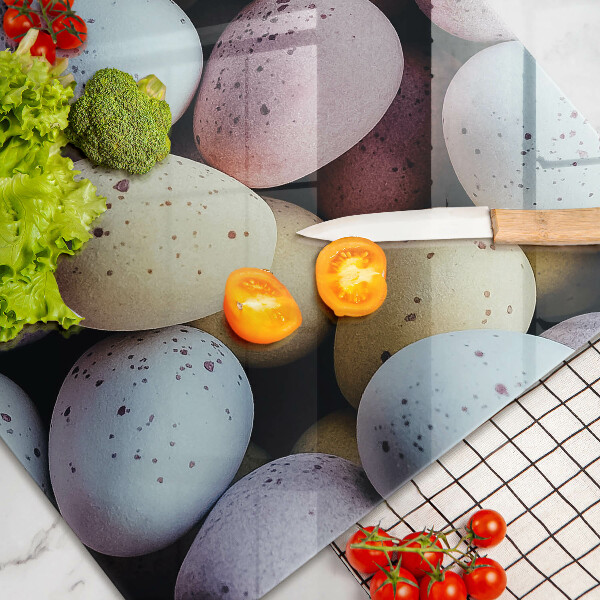 Kitchen worktop saver Easter eggs