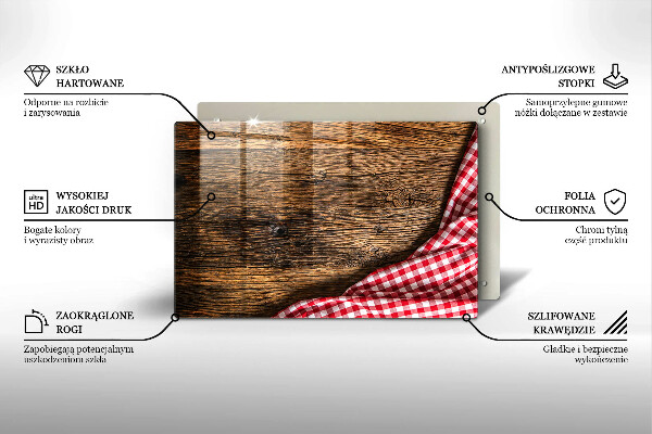 Kitchen worktop saver Wooden table