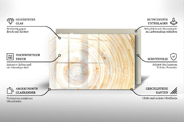 Kitchen worktop saver Wood texture