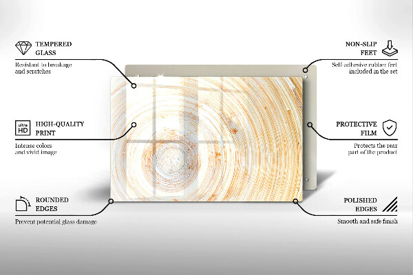 Kitchen worktop saver Wood texture