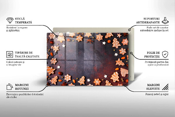 Kitchen worktop saver Gingerbread Christmas