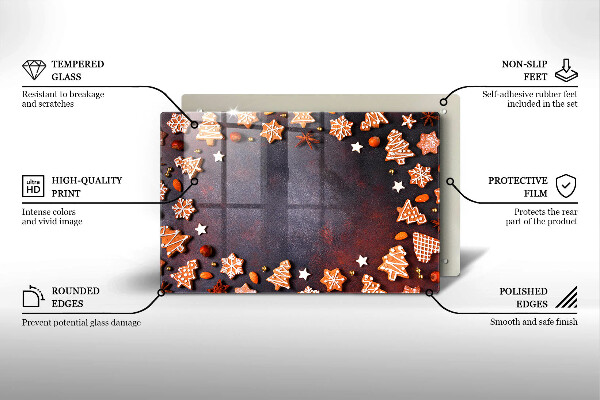 Kitchen worktop saver Gingerbread Christmas