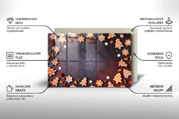 Kitchen worktop saver Gingerbread Christmas