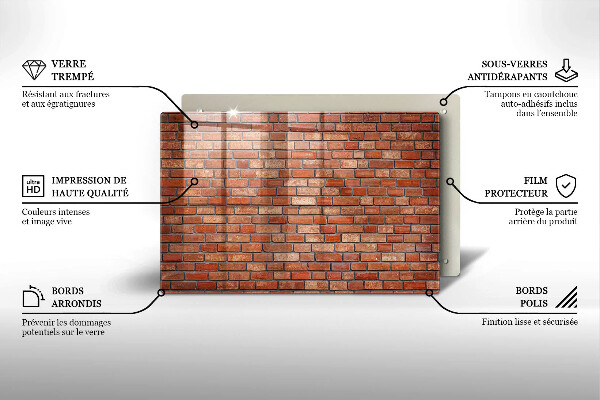 Worktop saver Brick wall