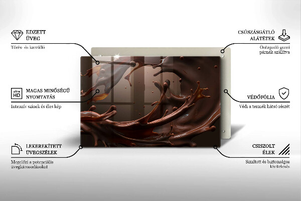 Worktop saver Liquid chocolate