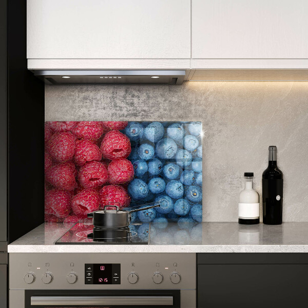 Work surface savers Fruit of raspberry and blueberries