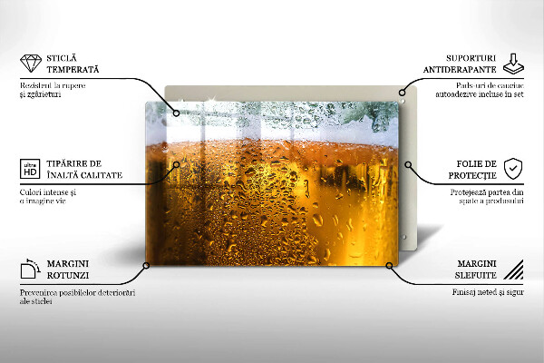 Work surface savers Wet glass of beer