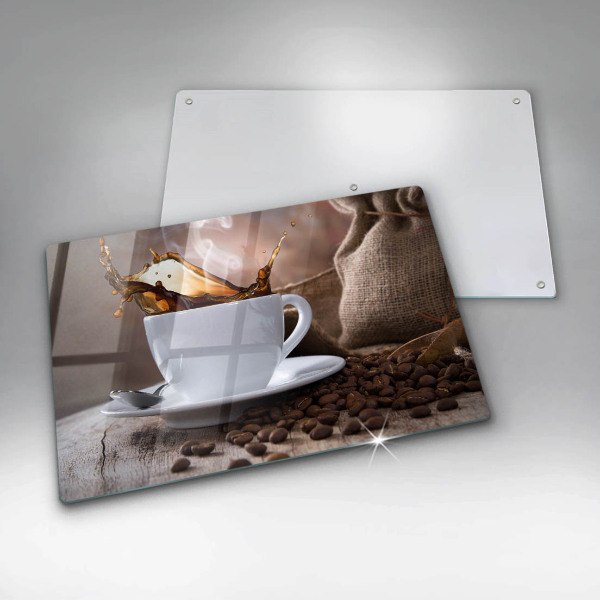Worktop saver Cup and coffee beans