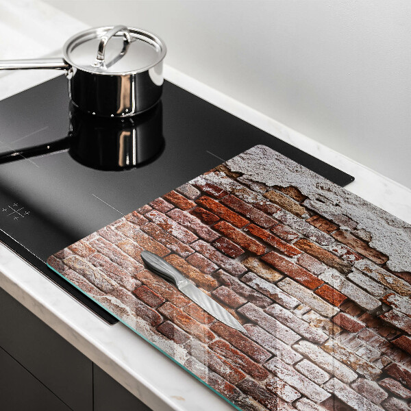 Worktop saver Old wall of brick and concrete