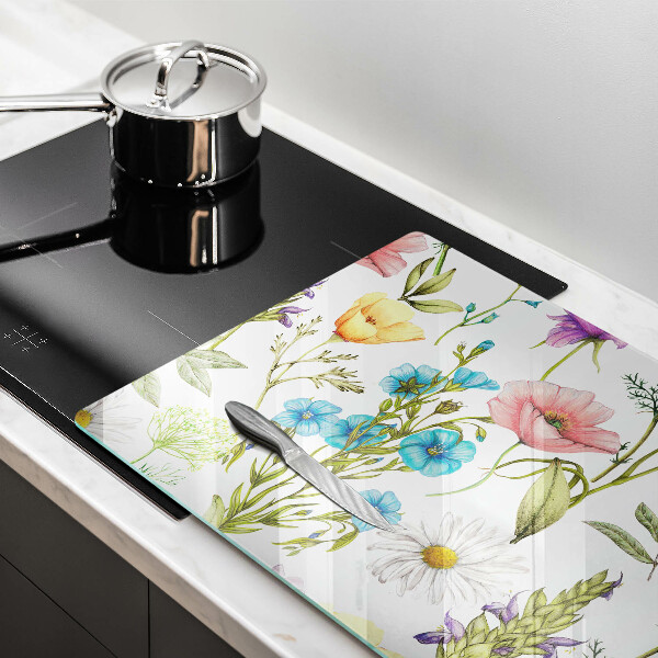 Worktop protector Flowers illustration