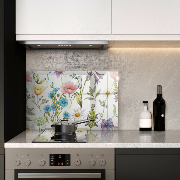 Worktop protector Flowers illustration