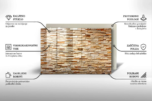 Worktop saver Decorative texture stones