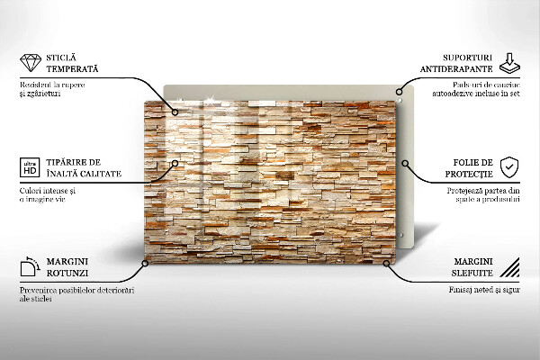 Worktop saver Decorative texture stones