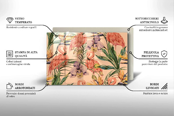 Worktop saver Flaminga illustration