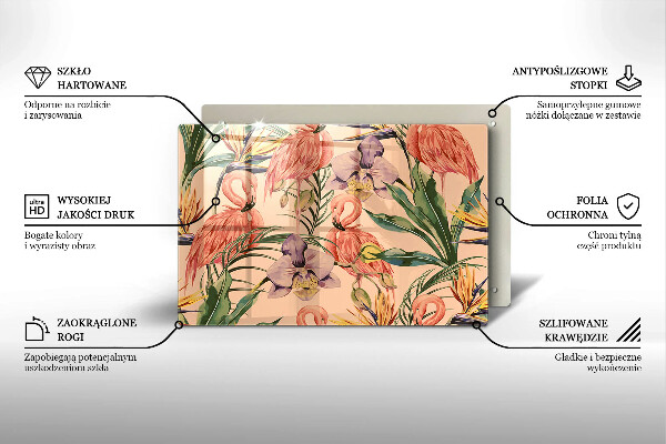 Worktop saver Flaminga illustration