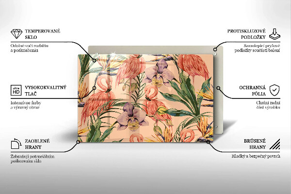 Worktop saver Flaminga illustration