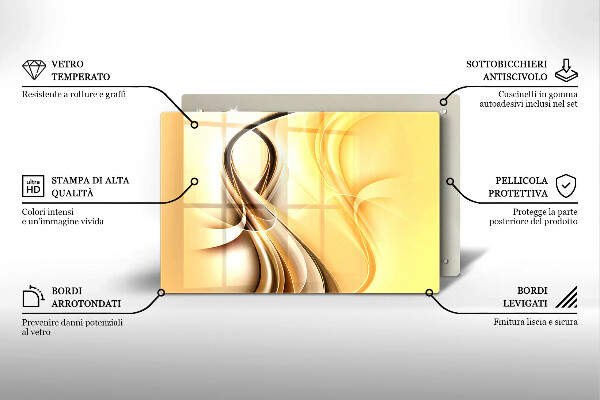 Induction hob protector Abstraction of smoke