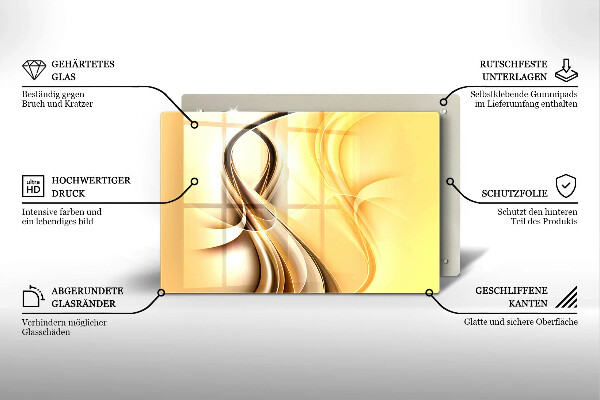 Induction hob protector Abstraction of smoke