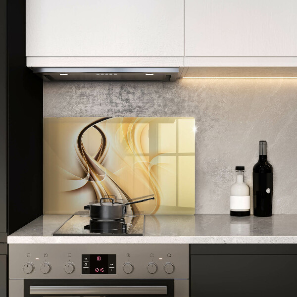 Induction hob protector Abstraction of smoke