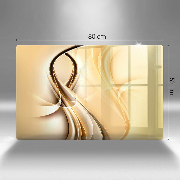 Induction hob protector Abstraction of smoke