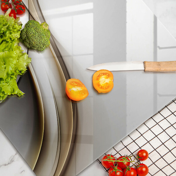 Induction hob protector Mild abstraction lines