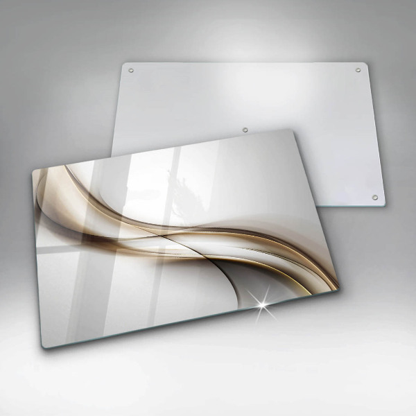 Induction hob protector Mild abstraction lines