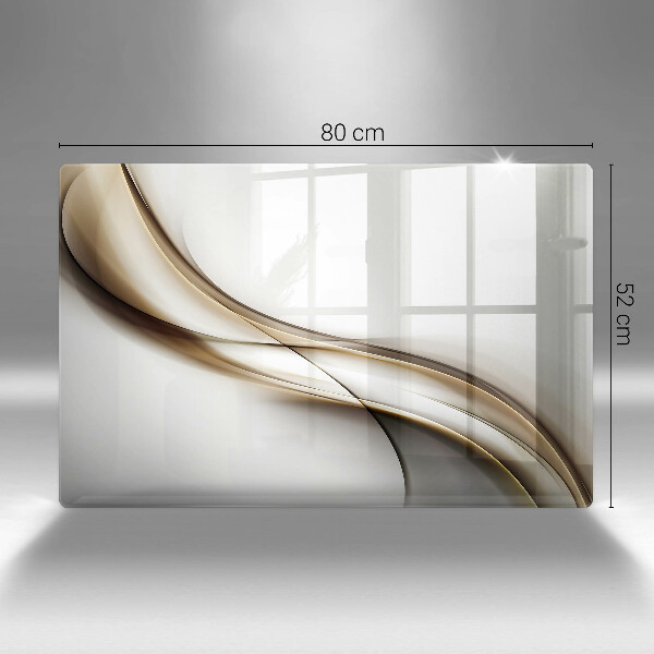 Induction hob protector Mild abstraction lines