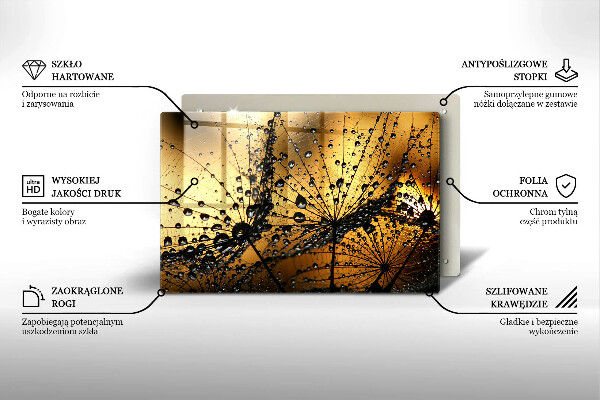 Worktop saver Rosa and dandelions
